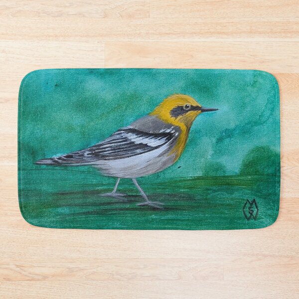 Item preview, Olive warbler in the pine forest  designed and sold by Matt Starr Fine Art .