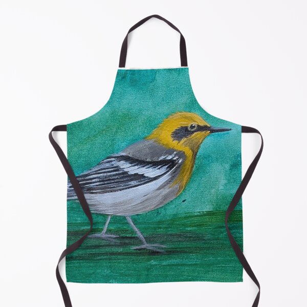 Item preview, Olive warbler in the pine forest  designed and sold by Matt Starr Fine Art .