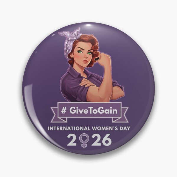 Item preview, International Women's Day 2026 - #GiveToGain Empowerment designed and sold by BeaverFriends.