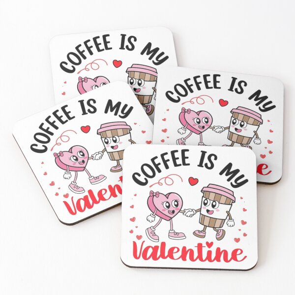 Item preview, Coffee Is My Valentine Coffees Lover  T-Shirt designed and sold by Dazzling15.