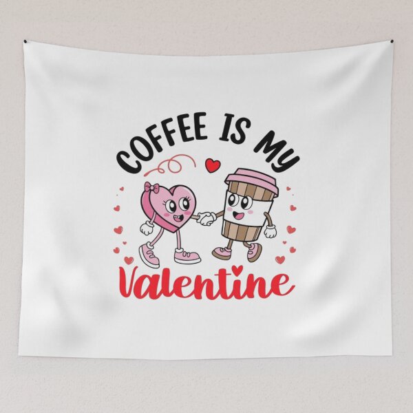 Item preview, Coffee Is My Valentine Coffees Lover  T-Shirt designed and sold by Dazzling15.