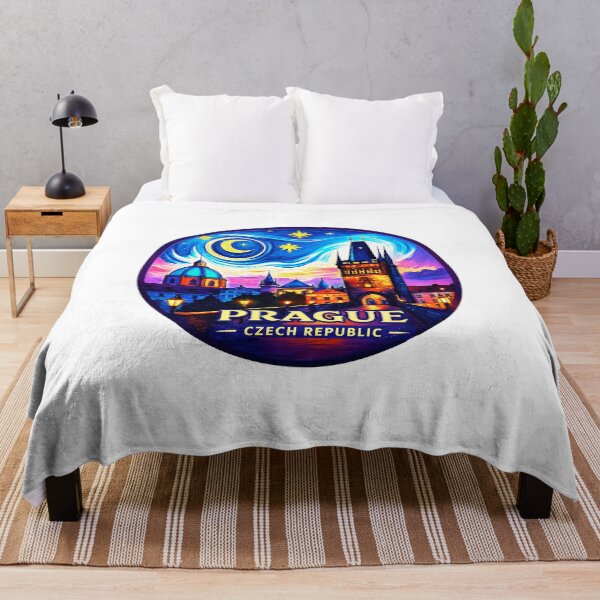Item preview, Prague Czech Republic Retro Travel Emblem designed and sold by Timegraf.