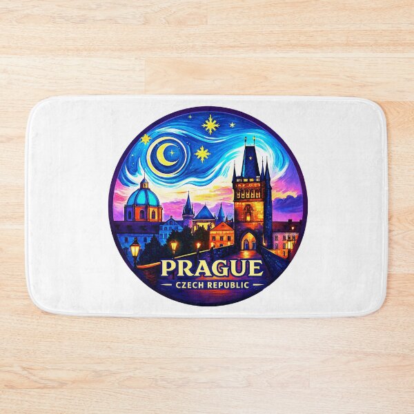 Item preview, Prague Czech Republic Retro Travel Emblem designed and sold by Timegraf.