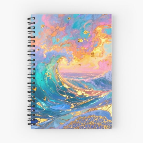 Item preview, Golden Wave designed and sold by NineCatsStudio.