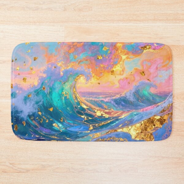 Item preview, Golden Wave designed and sold by NineCatsStudio.