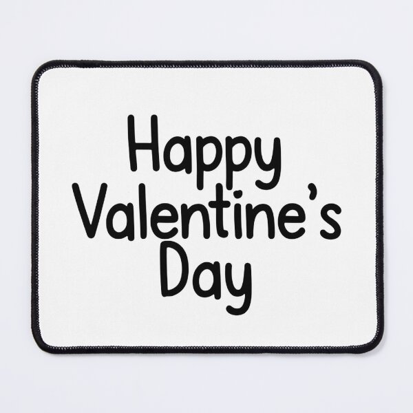 Item preview, Happy Valentine’s Day Black Handwritten Text Sticker designed and sold by SassyArtistry.