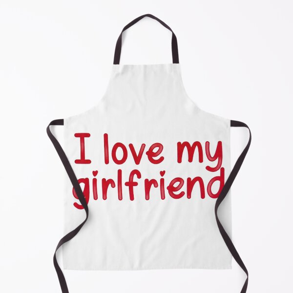 Item preview, I Love My Girlfriend Red Text Valentine designed and sold by SassyArtistry.