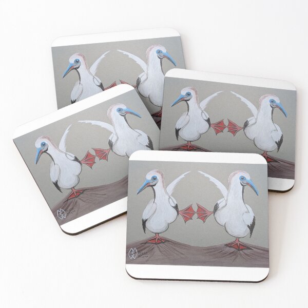 Item preview, Red-footed boobies dance  designed and sold by Matt Starr Fine Art .