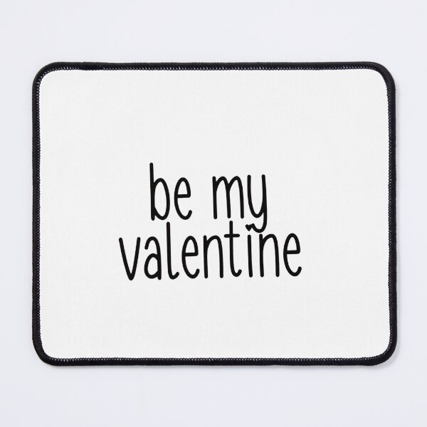 Item preview, Be My Valentine Black Handwritten Text designed and sold by SassyArtistry.