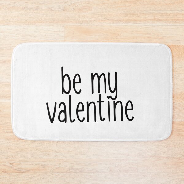 Item preview, Be My Valentine Black Handwritten Text designed and sold by SassyArtistry.