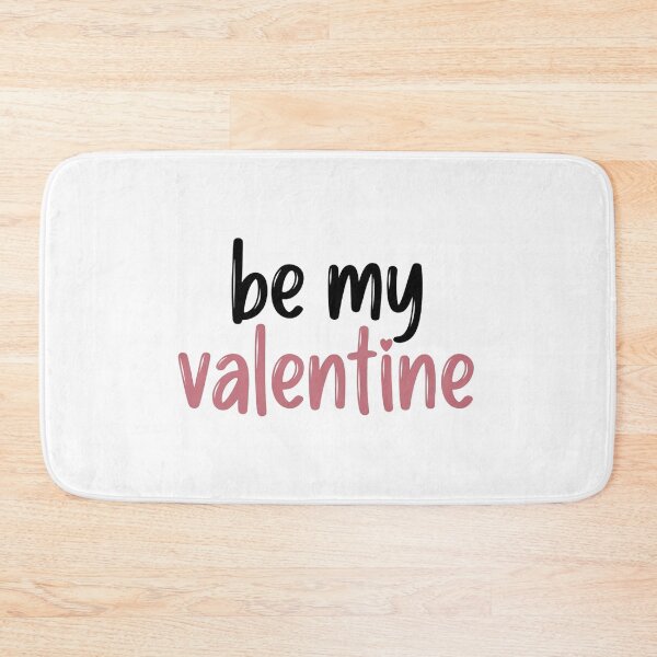Item preview, Be My Valentine Black Pink Handwritten Text designed and sold by SassyArtistry.