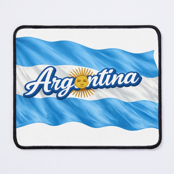 Item preview, Argentina Flag Design – Argentina Pride Script Typography designed and sold by GarnerSupplyCo.
