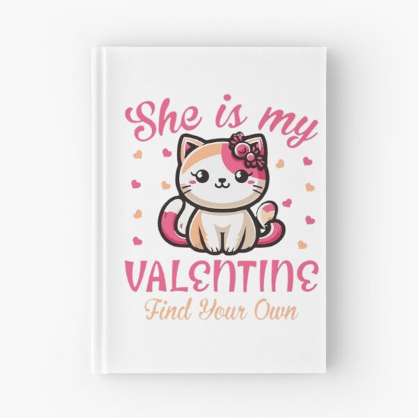 Item preview, She Is My Valentine Find Your Own Cats Lover  T-Shirt designed and sold by Dazzling15.
