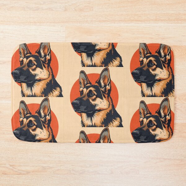 Item preview, Vintage Retro German Shepherd Dog designed and sold by Vintage City.