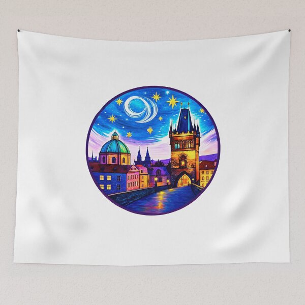 Item preview, Prague Czech Republic Retro Travel Emblem designed and sold by Timegraf.