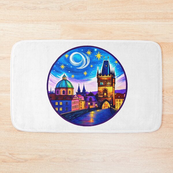 Item preview, Prague Czech Republic Retro Travel Emblem designed and sold by Timegraf.