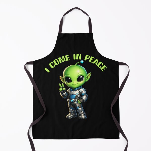 Item preview, I Come in Peace Alien Shirt – Funny Sci-Fi Nerd designed and sold by NerdyWerks.