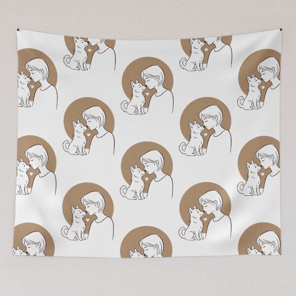Item preview, Moonlight Puppy Love designed and sold by Heather's Creative Apparel.