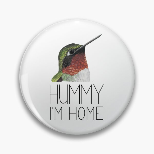 Item preview, Hummy, I'm Home! (Ruby-throated Hummingbird) designed and sold by LauraWolfArtist.