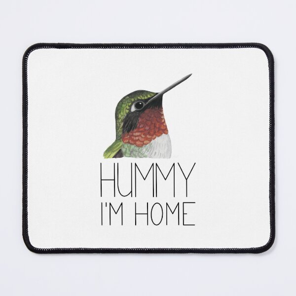 Item preview, Hummy, I'm Home! (Ruby-throated Hummingbird) designed and sold by LauraWolfArtist.