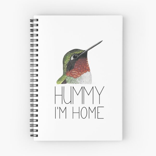Item preview, Hummy, I'm Home! (Ruby-throated Hummingbird) designed and sold by LauraWolfArtist.