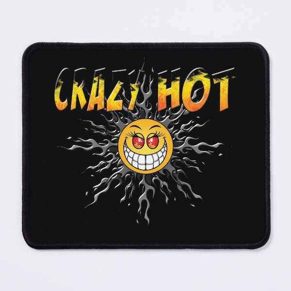 Item preview, CRAZY HOT! - Grinning Gal Sun (Black Flames) designed and sold by KAUniqueDesigns.