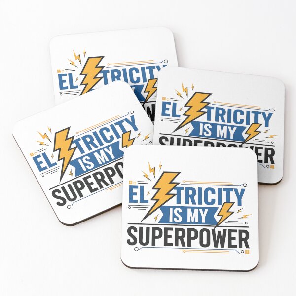 Item preview, Electricity Is My Superpower T-Shirt – Funny Electrician & Engineer Technician Shirt designed and sold by Muzgle.