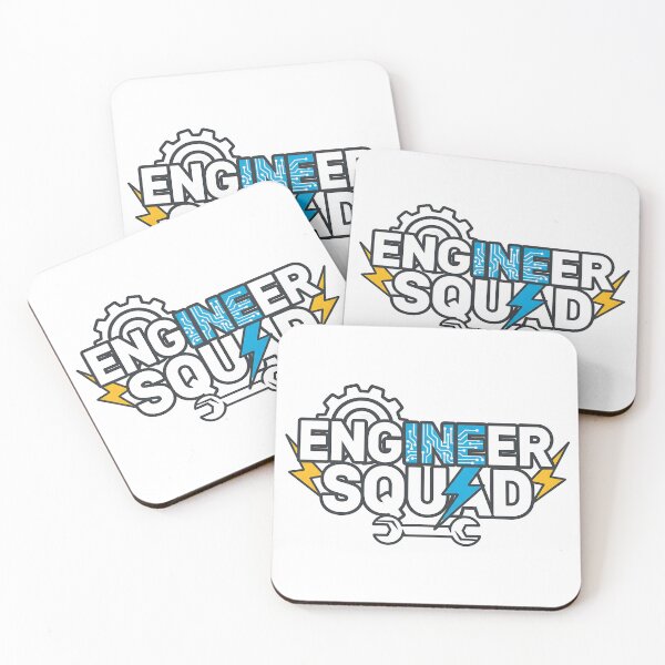 Item preview, Engineer Squad T-Shirt – Funny Engineer Technician & Electrician Team Shirt designed and sold by Muzgle.