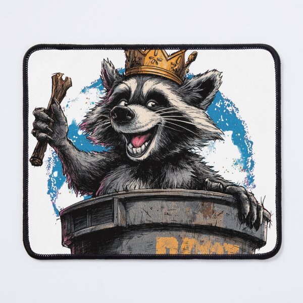 Item preview, Trash King Raccoon  designed and sold by PiesPrintsUS.