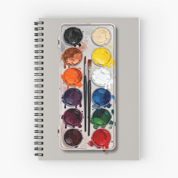 Item preview, Painting of Paint Palette with Brushes Bright Colors  designed and sold by TackyTime.