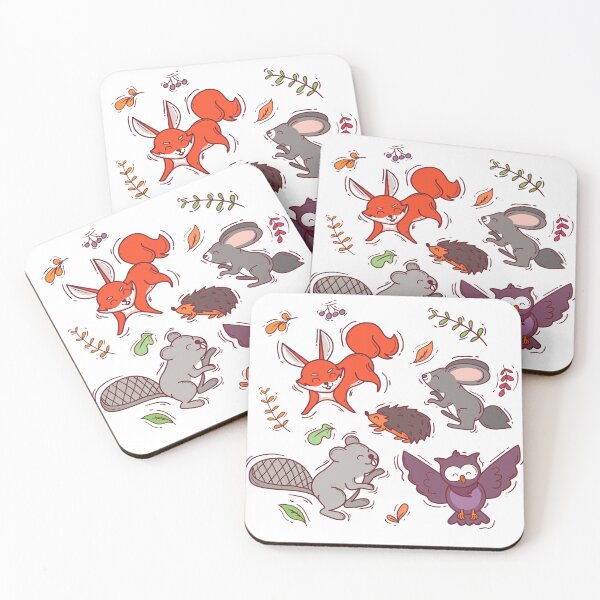 Item preview, autumn forest animals designed and sold by mcraft studio.