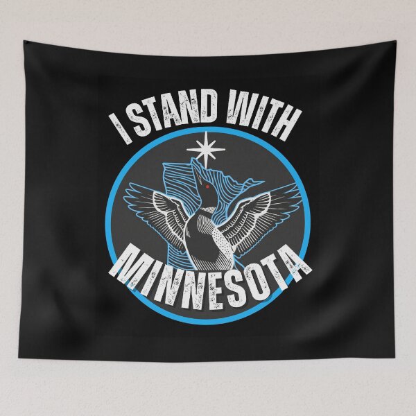 Item preview, I Stand With Minnesota Rebel Loon Resistance Protest Design designed and sold by EarthArtDesigns.