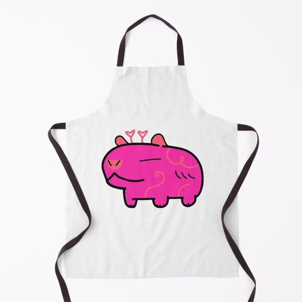 Item preview, Pink Purple Hearts Alien Capybara designed and sold by MiscibilityArt.