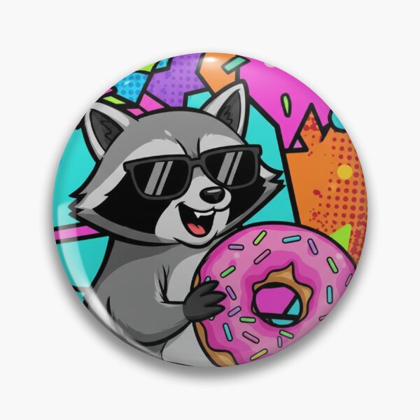 Item preview, Vibrant Trash Panda Snack designed and sold by PiesPrintsUS.