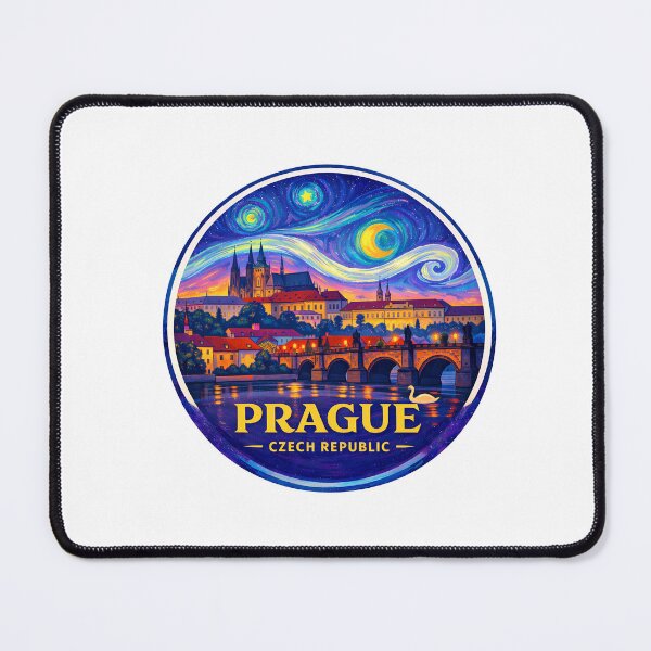 Item preview, Prague Czech Republic Retro Travel Emblem designed and sold by Timegraf.
