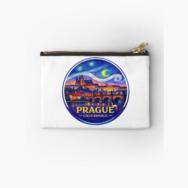 Item preview, Prague Czech Republic Retro Travel Emblem designed and sold by Timegraf.