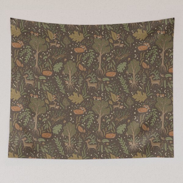 Item preview, Stary sky forest pattern - Colour Coco designed and sold by -Lily-Anne-.