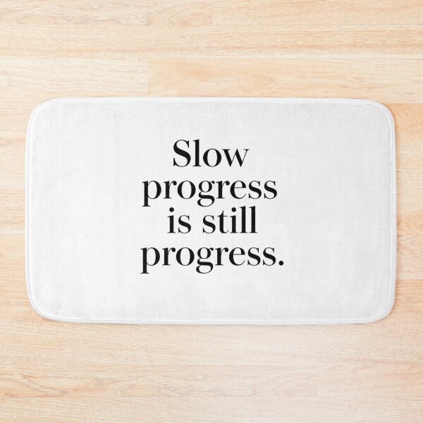 Item preview, Slow Progress Is Still Progress – Motivational Minimal Typography designed and sold by Irene Catchmind.