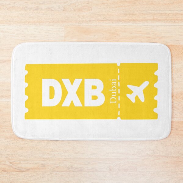 Item preview, DXB Dubai Airport Code Vintage Travel Sticker - Minimalist Dubai Art designed and sold by Sparkledust Creations.