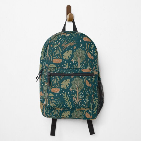 Item preview, Stary sky forest pattern - Colour Deep Aqua designed and sold by -Lily-Anne-.
