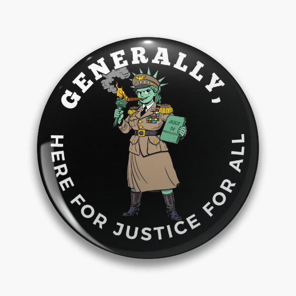 Item preview, Generally, Here For Justice For All designed and sold by Kate Miller Illustrator.
