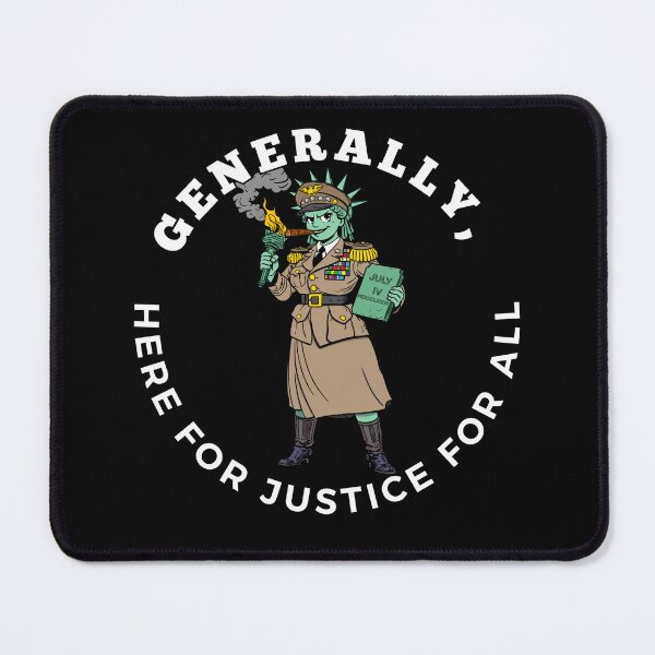 Item preview, Generally, Here For Justice For All designed and sold by Kate Miller Illustrator.