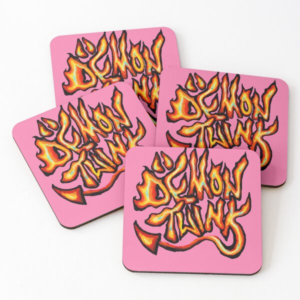 Item preview, 'Demon Twink' - print text pink background designed and sold by hazartsabe.