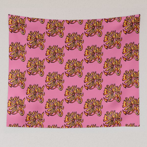Item preview, 'Demon Twink' - print text pink background designed and sold by hazartsabe.