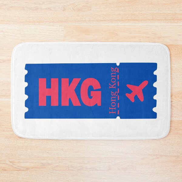 Item preview, HKG Hong Kong Airport Code Vintage Travel Sticker - Minimalist Hong Kong Art designed and sold by Sparkledust Creations.