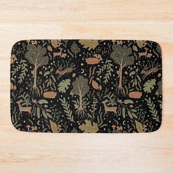 Item preview, Stary sky forest pattern - Colour midnight designed and sold by -Lily-Anne-.