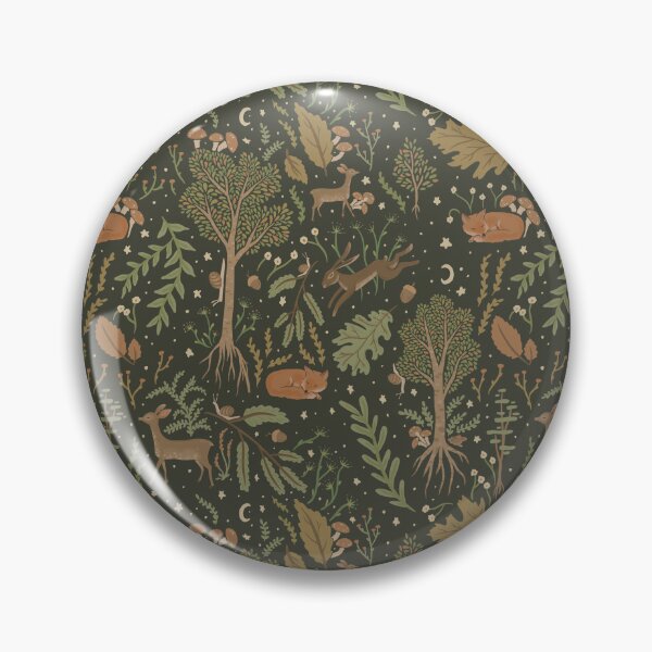 Item preview, Copy of Stary sky forest pattern - Colour olive designed and sold by -Lily-Anne-.