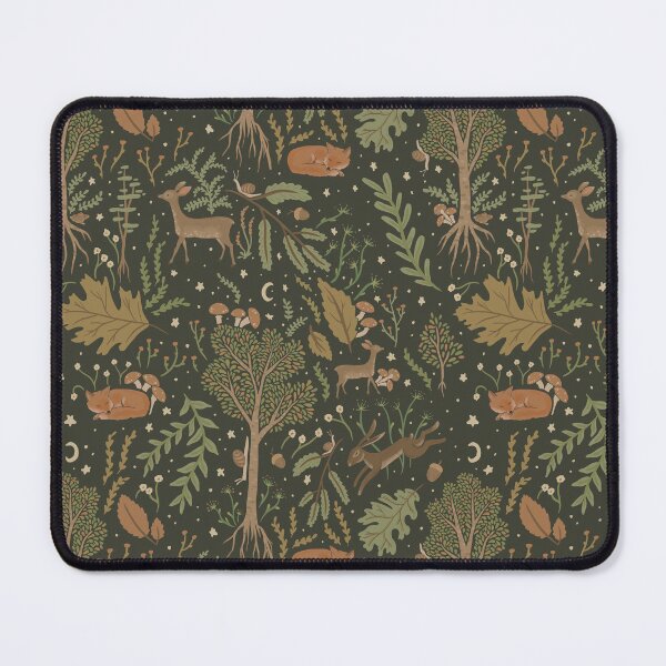 Item preview, Copy of Stary sky forest pattern - Colour olive designed and sold by -Lily-Anne-.