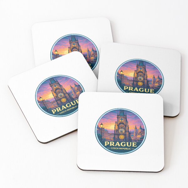 Item preview, Prague Czech Republic Retro Travel Emblem designed and sold by Timegraf.