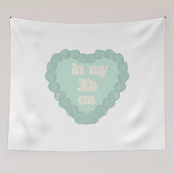 Item preview, In my Thirties Era Love Heart Birthday Cake designed and sold by FreeOrca.